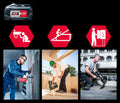 METABO CAS バッテリー 18 V、5.5 Ah LiHD