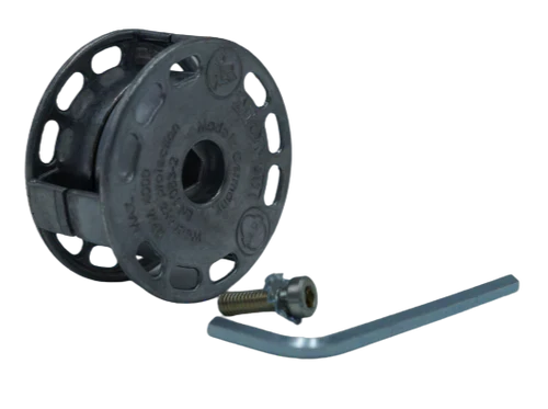 Decapower® ブラシアダプターシステム 23 mm グレー樹脂製